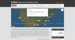 Desktop Screenshot of peppercenter.org